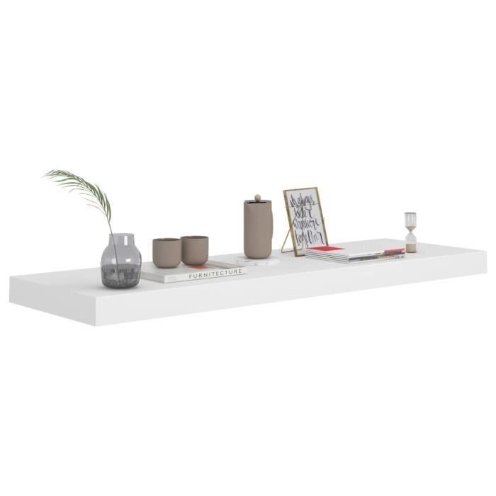 VidaXL Floating Wall Shelves 4 Pcs White 80x23.5x3.8 Cm MDF
