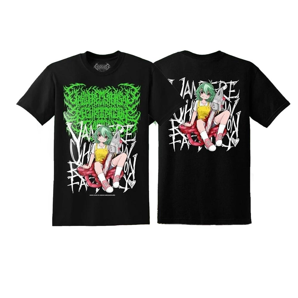 Summer Gothic Little Girl Beautiful Girl Print T Shirt Men's Short Sleeves Harajuku Street Fashion T-shirt Women Tees Tops