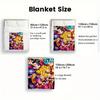 Dragon Ball Compact Storage Blanket Lightweight Flannel Warm Blanket for Travel Home THW