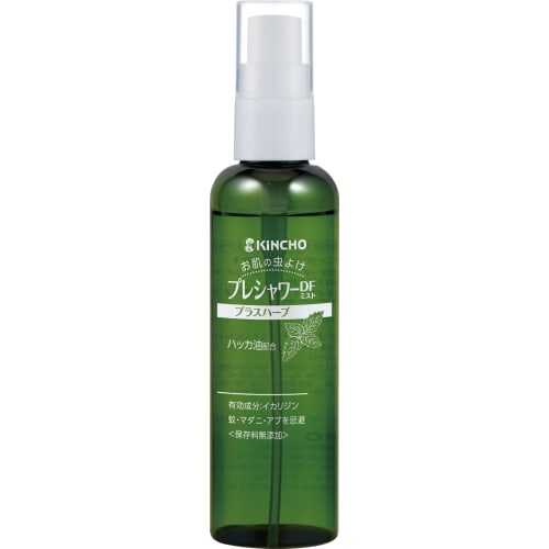 KINCHO Preshower Insect Repellent Spray DF (DEET-Free) with Peppermint Oil, 100ml, Icaridin