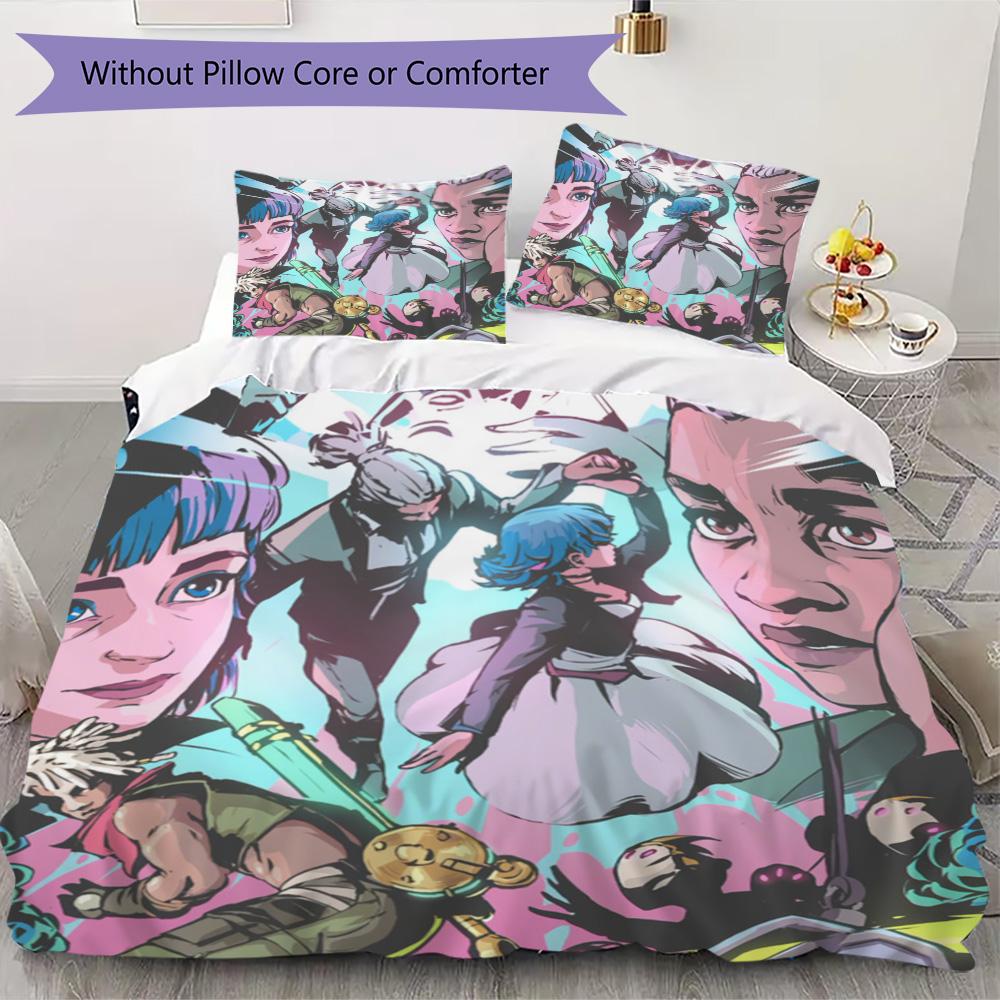 Arcane Season Pattern Bedding,Quilt Set Quilt Cover Pillowcase Home Birthday Gift (1*duvet cover+2*pillowcase,without core)XSJT0917103