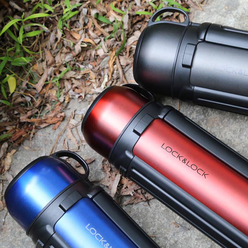 LOCK&LOCK Outdoor Stainless Steel Vacuum Flask with Drinking Cup, 1.5L