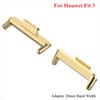 1Pair Adapter For Huawei Watch Fit 3 Strap 20mm Smartwatch 316L Stainless Steel Connector Accessories for Huawei fit2/1 band