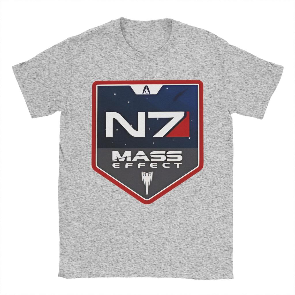 Mass Effect N7 TShirt Men  Vintage TShirts Summer O Neck Harajuku Tee Shirt Casual Oversized Clothes