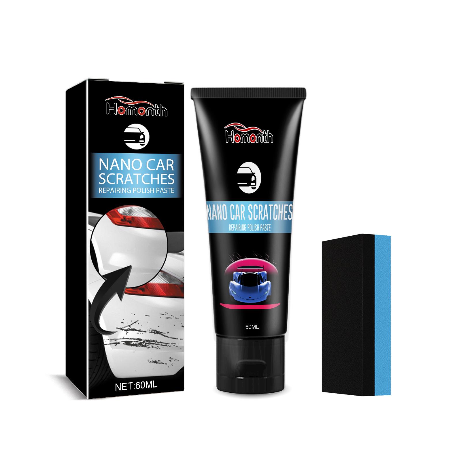 Homonth Car Scratch Repair Paste (60ml+sponge) Paint Scratch Scratch Maintenance Repair Repair Paint Polishing Seamless Repair