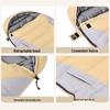 OEING Egg-Shaped Down Camping Sleeping Bag