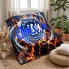 Chelsea FC Theme blanket Soft Flannel Blanket Plush Throw Blanket Cozy Sofa Bed Blanket for Home Decor