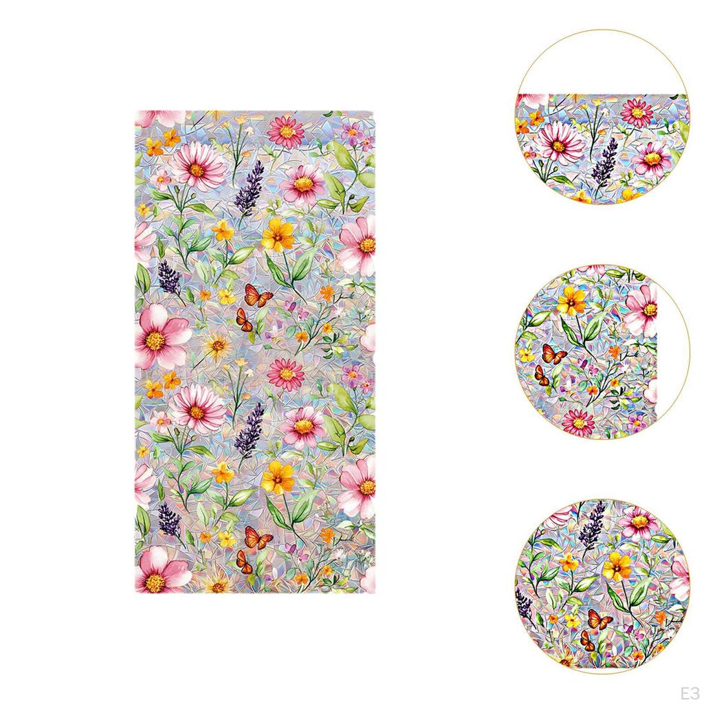 DATENSCHUTZFENSTERGLAS FLORALES MUSTER