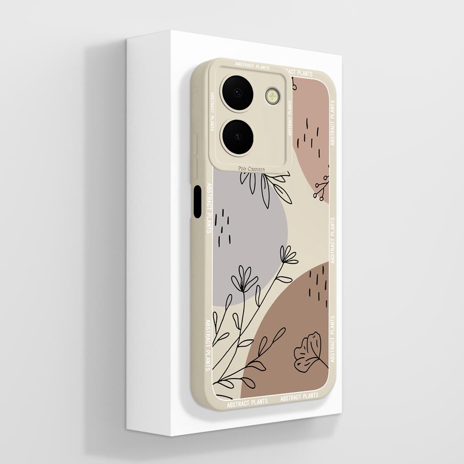 For Vivo Y36 4G 5G Phone Case Cute Panda Full Protection Back Cover Protectors For Vivo Y 36 Global Soft Liquid Silicone Bumper