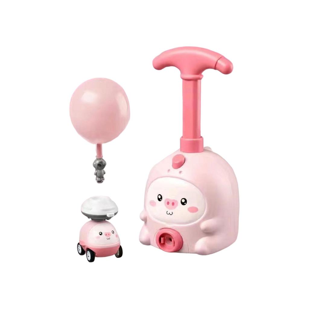 Balloon Powered Air Car Toy Set Includes 2 Air Cars 2 Balloon Holders and 50 Balloons for Kids Educational Play and Outdoor Activities