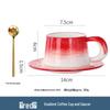 DeOu Starlight Ceramic Coffee Cup & Saucer Set