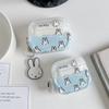 Waves Rabbit Silicone Earphone Case Cove for Apple Airpods 4 3 2 Pro 2 Pro 3 Funda With Charm Pro3 Headphone Cases