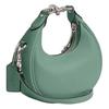 Coach Jonie 15 Removable Adjustable Shoulder Strap Zipper Closure Leather Crescent Bag Mini Women Handbags Sea-Blue CR508-LHAQM