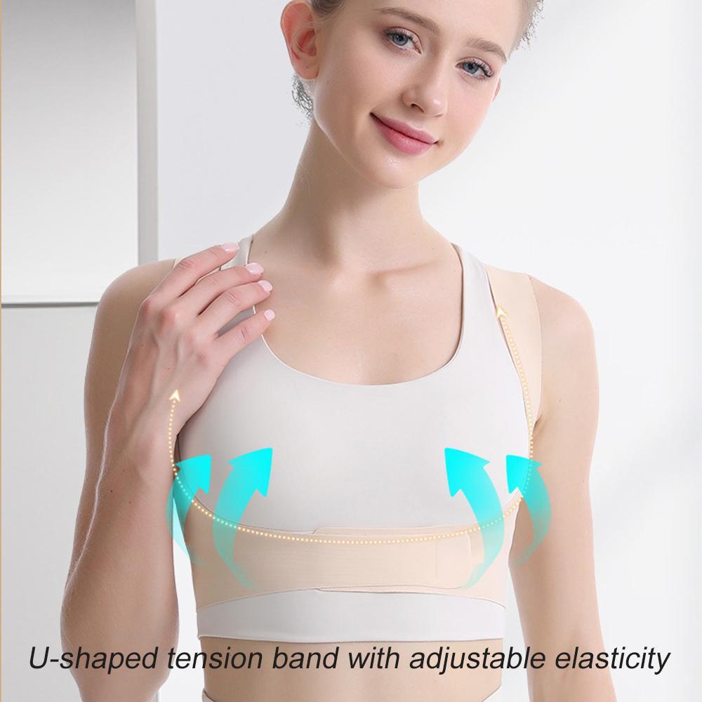 Adjustable Posture Corrector For Women Lightweight Back Brace Neck Shoulder Pain Relief Upper Back Support