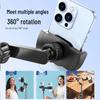 Dual-Camera Phone Holder: C21B Floor & Desktop Shooting Stand with 17mm Universal Ball Head