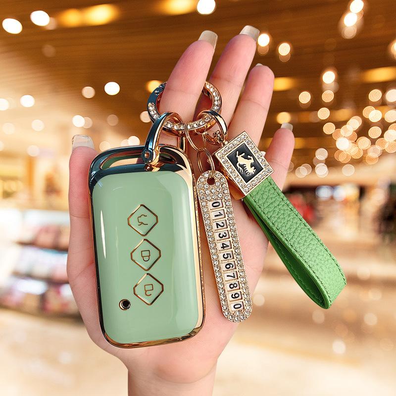 Applicable To 2022 Wuling Xingchen Car Key Cover, Jiachen Xinghui Xingyao Xingguang High-end Bag Protective Case Buckle