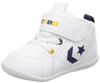 Дитячі кеди Converse Mini Inch Star, білі/темно-сині/помаранчеві, 12.5 см