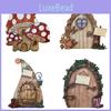 Fairy Tale Door Wooden Decor For Home Garden And Staircase Decoration