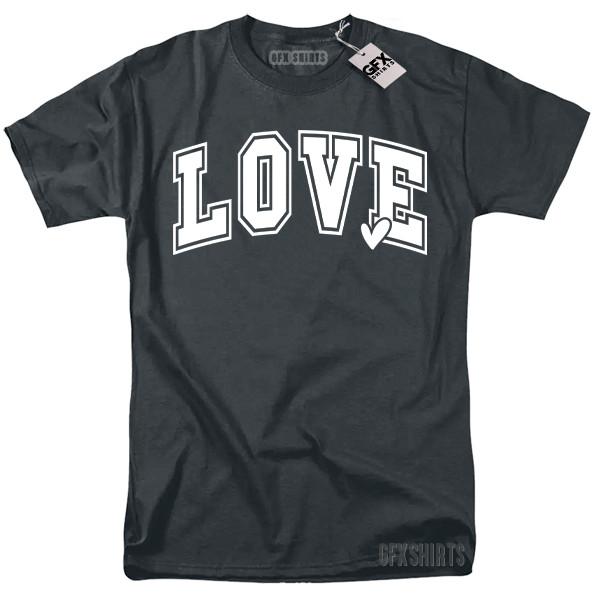 Love Heart Shirt Valentines Day Gift Funny T-shirt Unisex T-Shirt XL