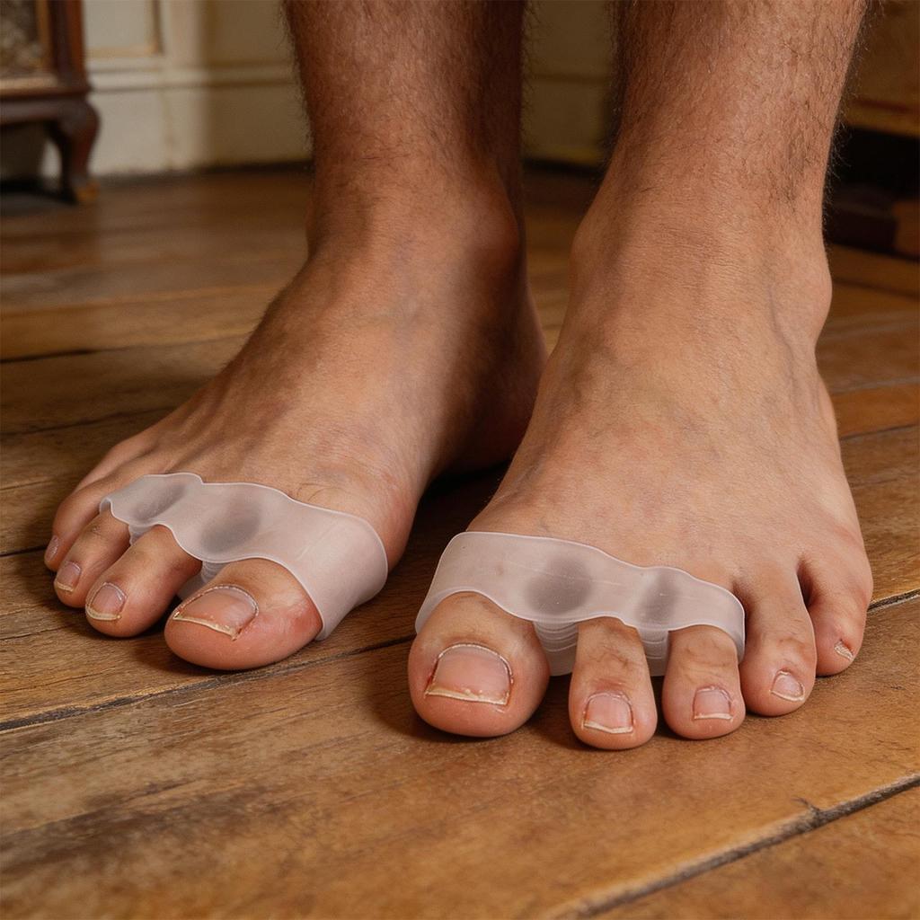 1Pair Silicone Toe Separator Bunion Corrector Toe Spacers To Correct Bunions Toe Straightener Toe Stretcher Gel Toe Separators