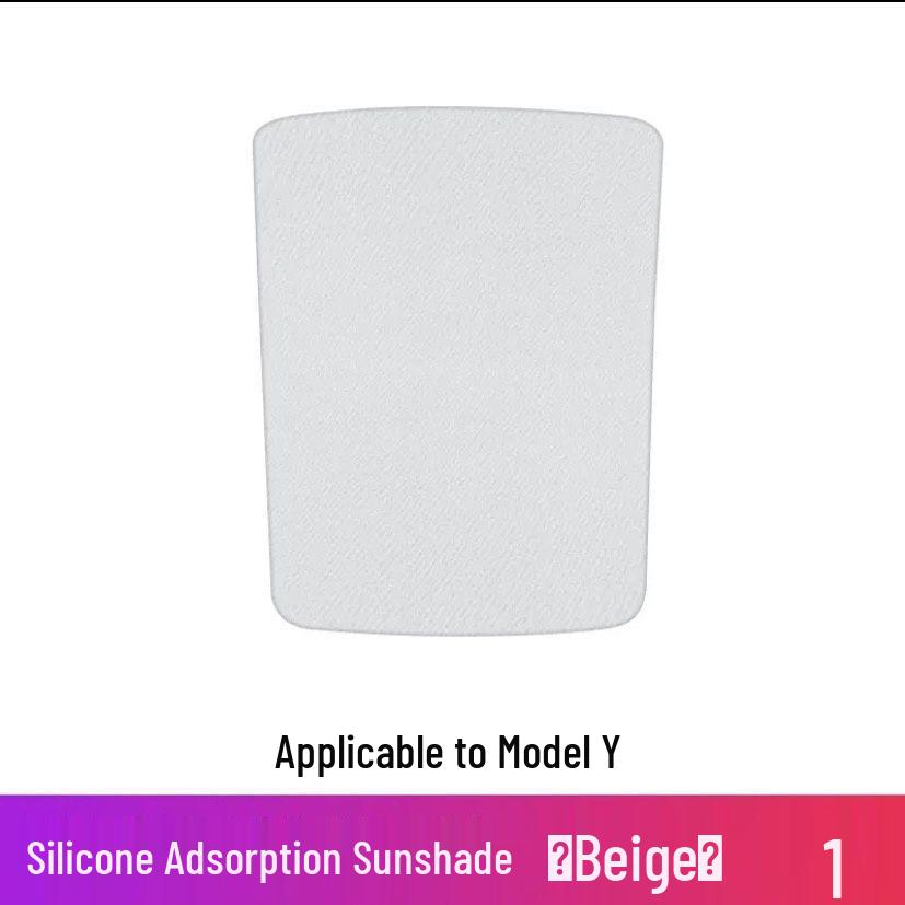 Tesla Model Y/3 Sunroof Heat Insulation Sunshade - Silicone, Electrostatic Adsorption