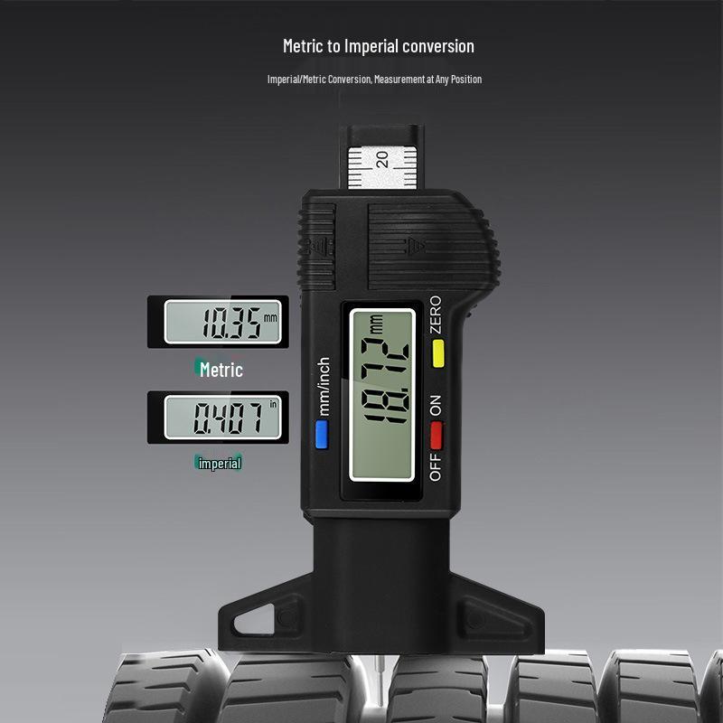 Electronic Tire Tread Depth Gauge Vernier Caliper