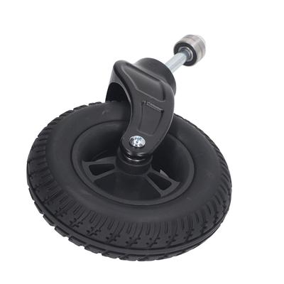 7 Inch Swivel Caster Universal PU Hub PVC Wheel Wheelchair Front Wheel Replacement 120KG Load Capacity