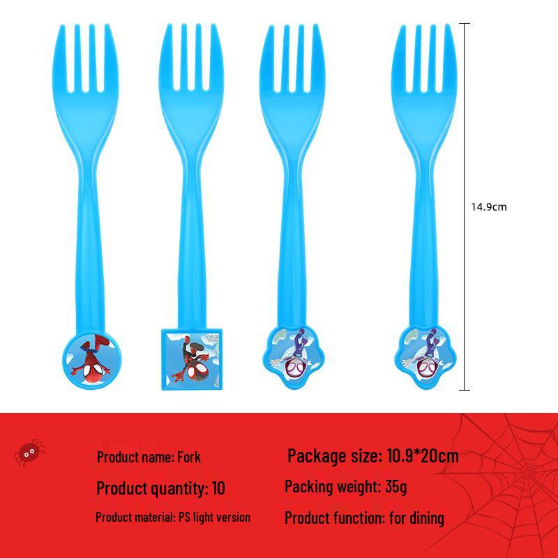 Hot-Selling Spider-Man & Friends Disposable Plate Set with Balloon Decorations for Parties