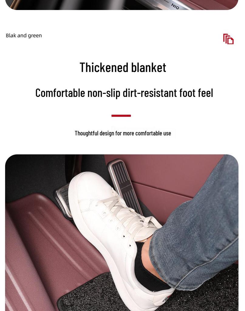Nio ES8 TPE Floor Mats & Trunk Mat Set: Full Coverage Car Interior Accessories for 26 Models