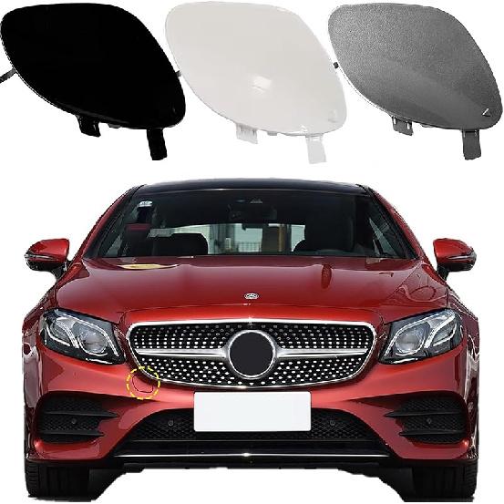 Front Bumper Tow Hook Cover for Mercedes Benz E Class W213 AMG Line E180 E200 E220 E250 E300 E350 E400 E500 E63 2017 2018 2019 2020 Towing Hook Eye