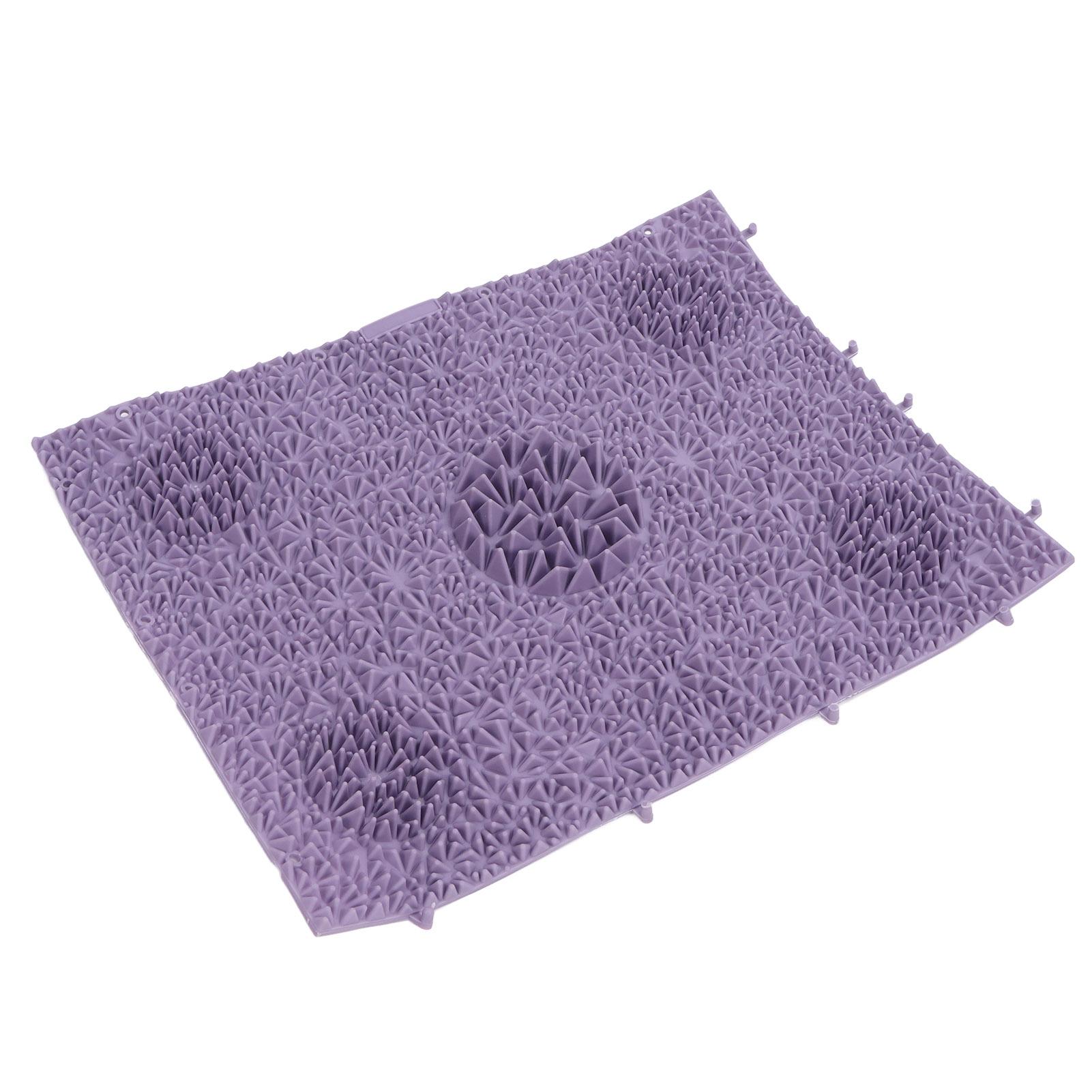 

Коврик для массажа ног, снятие боли, стимулирование кровообращения, акупрессура, рефлексотерапия, пластина для массажа ног фиолетовый