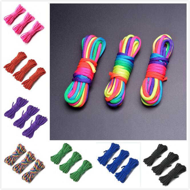 

3шт Паракорд 550 Паракорд Парашют Шнур Ремешок Веревка Mil Spec Type III 7 Strand Скалолазание Кемпинг