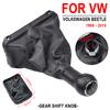 New 5 Speed Gear Shift Knob Leather Boot For VW Beetle 1998 1999 2000 2001 2002 2003 2004 2005 2006 2007 2008 2009 2010