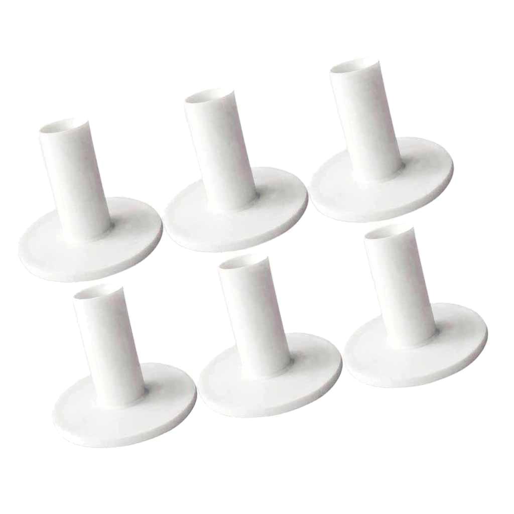 6 Pack Golf Tees for Driving Range Practice
