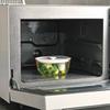 HARIO glass airtight storage BUONO kitchen (Hario) Japanese-made heat-resistant container, square, 600ml, KSTM-60-TW, clear.