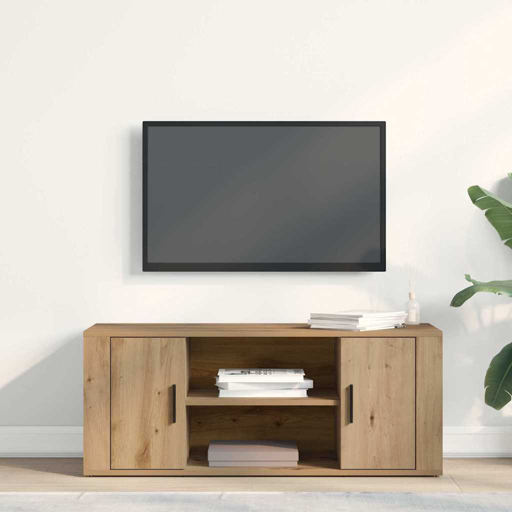 TV Cabinet Artisan Oak 100 x 35 x 40 cm Particleboard