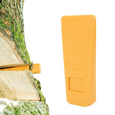 Felled Wedge Plastic Tree Felling Wedge Portable Log Splitting Spiked Wedge Reusable Guide Reverse Fall for Safe Tree Cutting