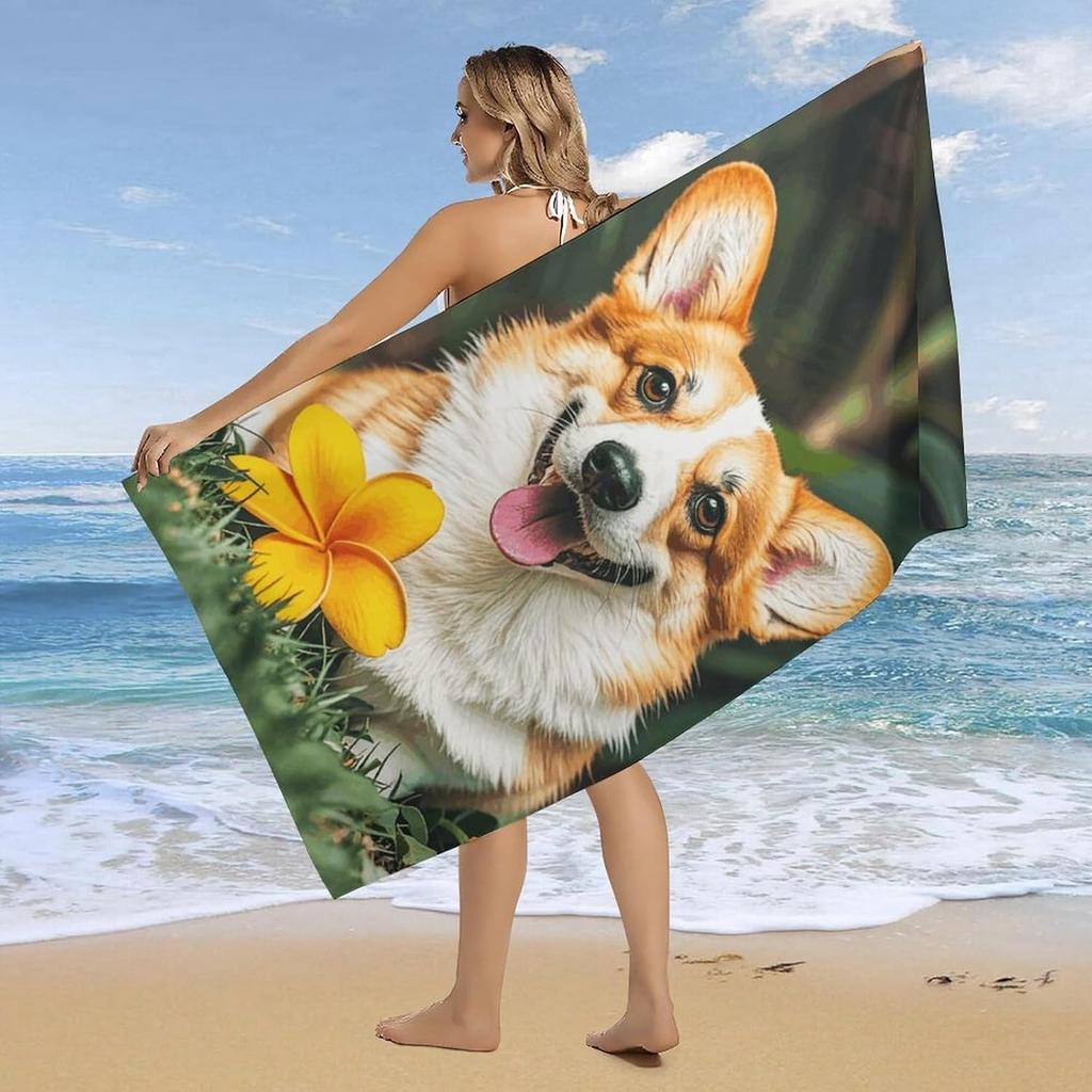 1pz Telo Mare con Fantasia Fiori Viola per Famiglia Stuff Regali Asciugatura Rapida Senza Sabbia Per Bagno Yoga Turismo Spiaggia Campeggio Nuoto