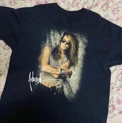 Sebastian Bach Youth Gone Wild Song Signiertes Erwachsenen T-Shirt Baumwollhemd