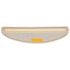 Stair Treads 15 pcs. 56 x 17 x 3 cm Cream Semi Round