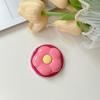 Hyuna Style Solid Color Floral Phone Holder with Magnetic Magsafe, Stable Retractable Design.