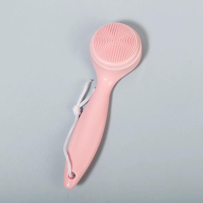 Cleansing Brush Face Scrubber Exfoliating Skin Care Tools Manual Facial Cleaner Silica Gel Massage Body