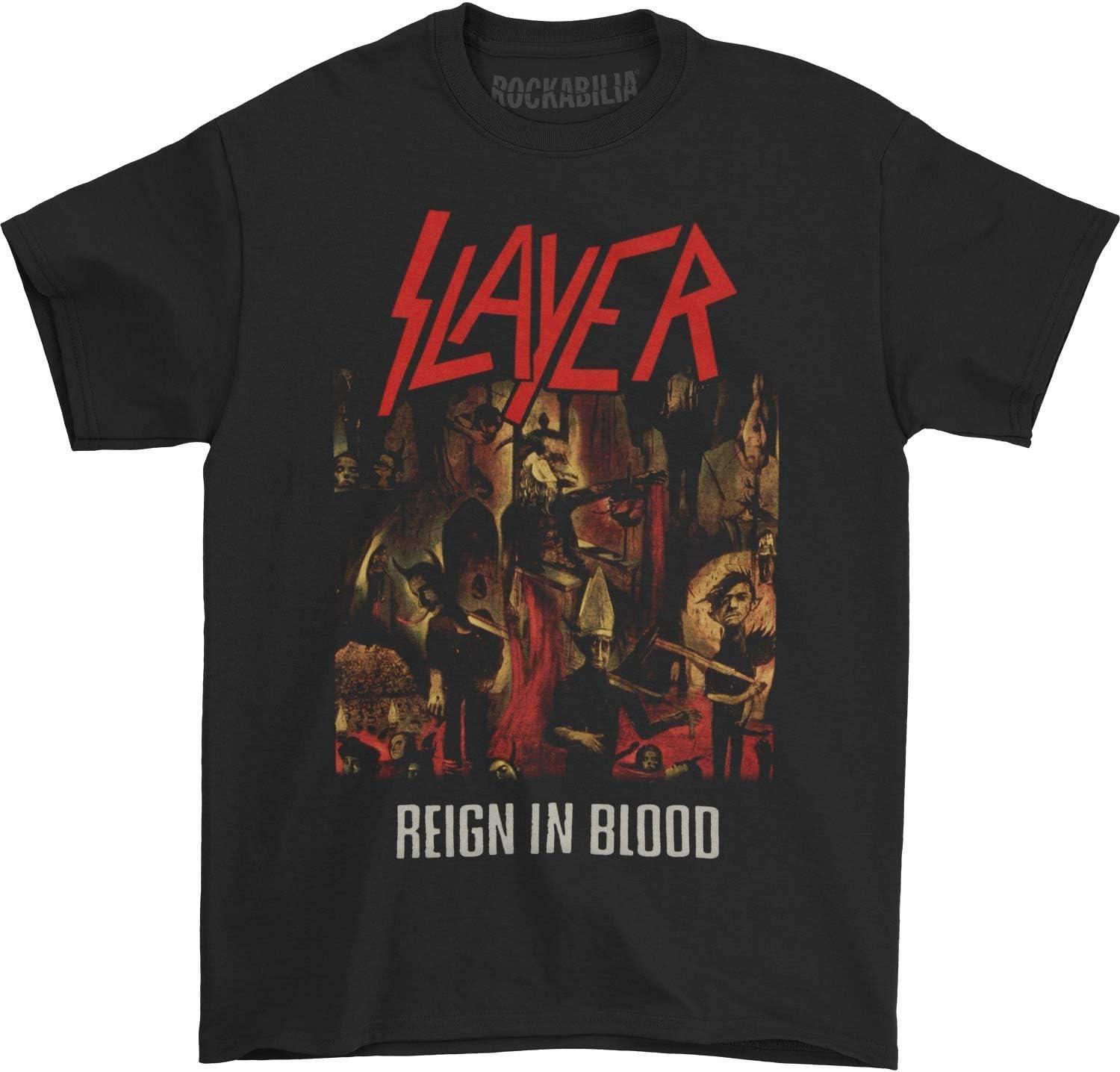 Slayer Men s Reign in Blood T-Shirt Black S чёрный