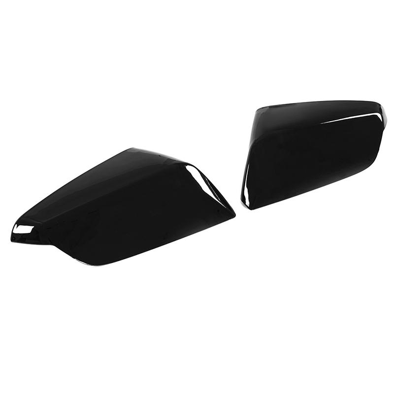 Rhyming Auto-Rückspiegelabdeckung, glänzend schwarz, Seitenspiegelkappe, Auto-Außenzubehör, passend für Chevrolet Malibu