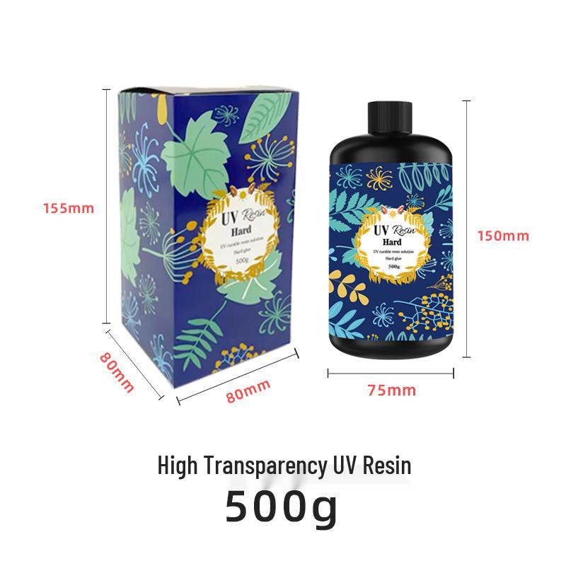 High Transparency Low Odor Quick-Dry UV Resin for DIY Shrink Plastic and Ultraviolet Curing Projects