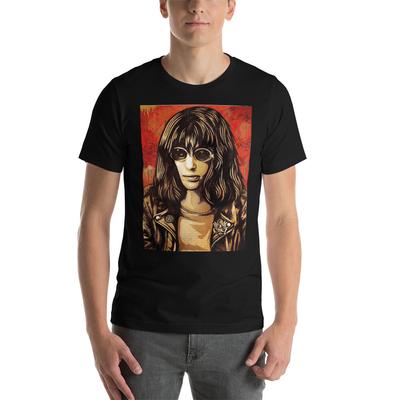 Joey Ramone Ramones Punk Indie Alternative Rock Band Maglietta Unisex T-Shirt Unisex