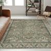 Vintage Persian Short Pile Rug Living Room Sofa End Table Mat Full Bedroombed Bed Blanket Home Decor Machine Washable