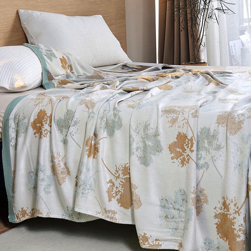 OEING Bamboo Fiber Summer Quilt Blanket
