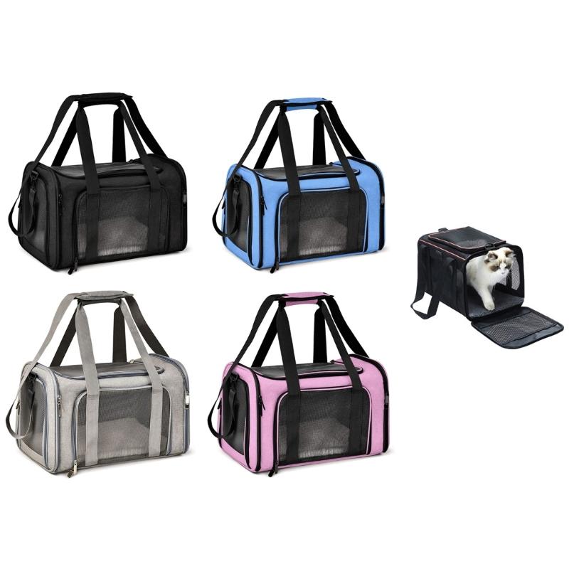 Pet Tote Carrier Bag, Portable Pet Bag Go-out Bag Travel for Puppies Outdoor Travel Portable Soft Shoulder Bag