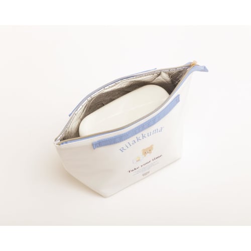 SAN-X Rilakkuma Lunch Pouch with Aluminum Sheet CA70001 H155 X W260 X D120mm